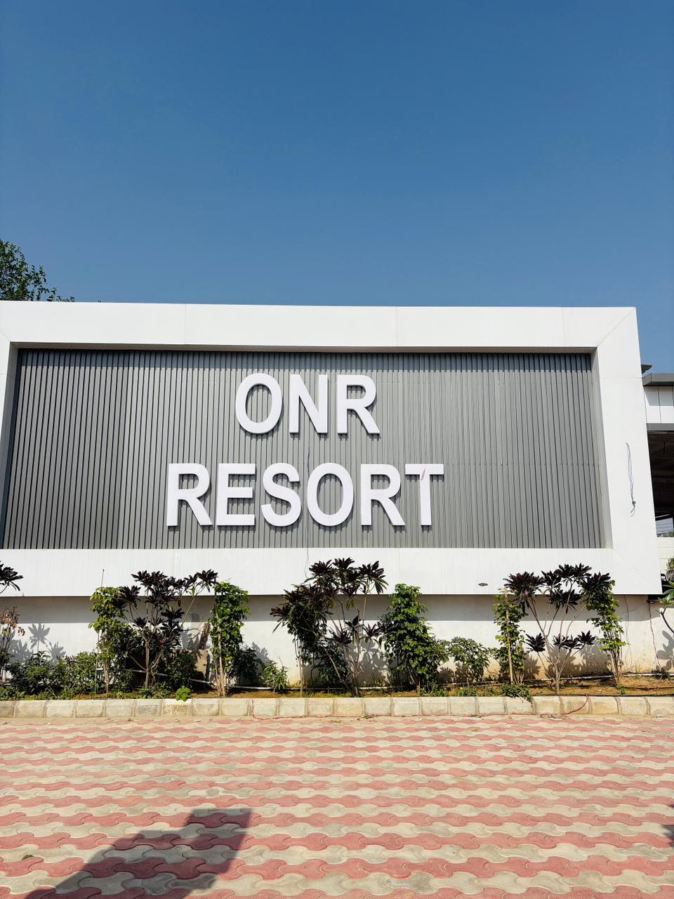 Inviting poolside view